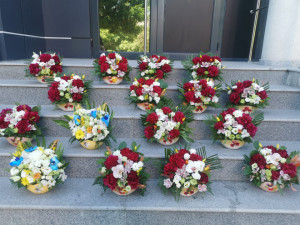 Vase pictate cu flori