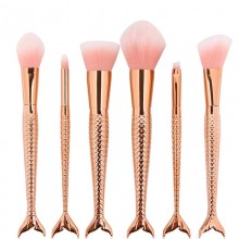 Set pensule machiaj - Gold Rose Mermaid