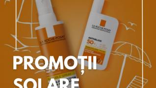 Reduceri pentru cosmeticele cu protectie solara - Avene, La Roche Posay ANTHELIOS si Elmiplant Sun
