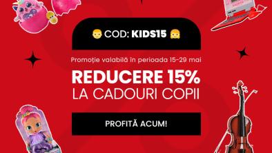 🎁 Extra Distracție, Zâmbete Mai Mari și Extra Economii:  15% Reducere Extra la Jucării! 🧸✨