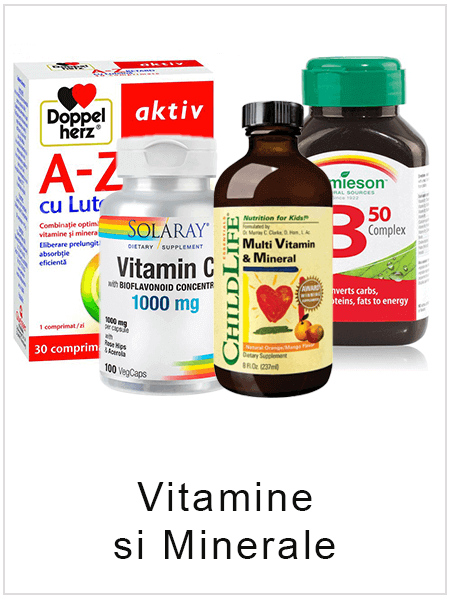 Suplimente alimentare cu vitamine si minerale