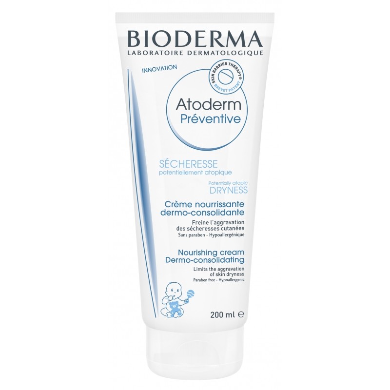 Crema nutritiva pentru pielea uscata a copiilor Atoderm Preventive Bioderma