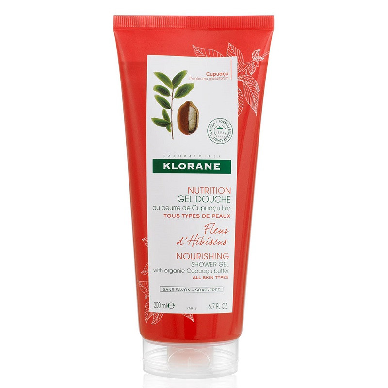Gel de duș hrănitor cu floare de hibiscus Nutrition, Klorane