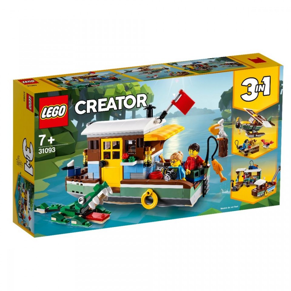 LEGO Creator, Casuta din barca 31093, 7+ ani