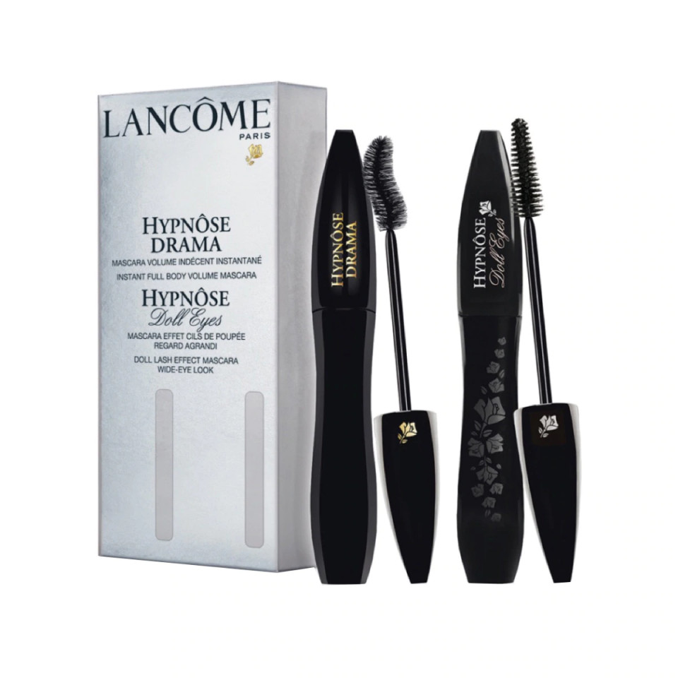 Set Mascara Duo Lancome, Hypnose Black, Doll Wyes Black