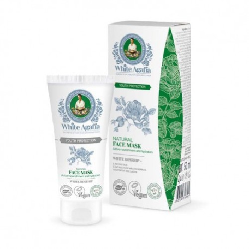 Masca de fata naturala Youth Protection, White Agafia