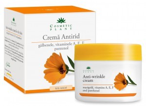 Crema antirid cu galbenele Cosmetic Plant