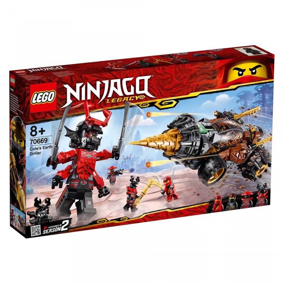 LEGO Ninjago, Foreza de pamant a lui Cole, 70669, 8+ ani