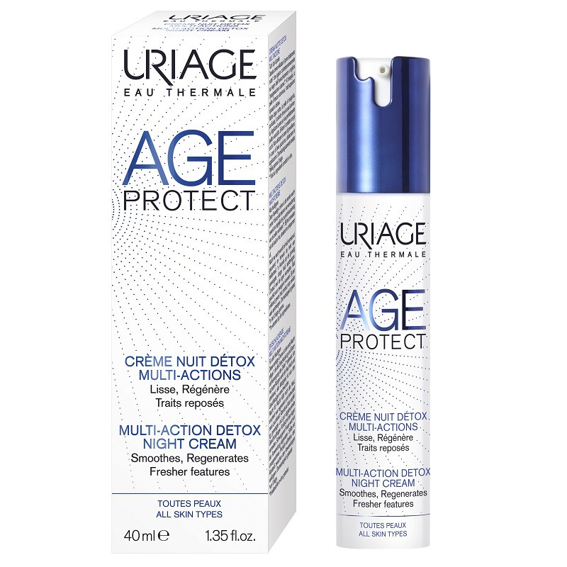 Cremă detoxifiantă de noapte Multi-Action Age Protect, Uriage
