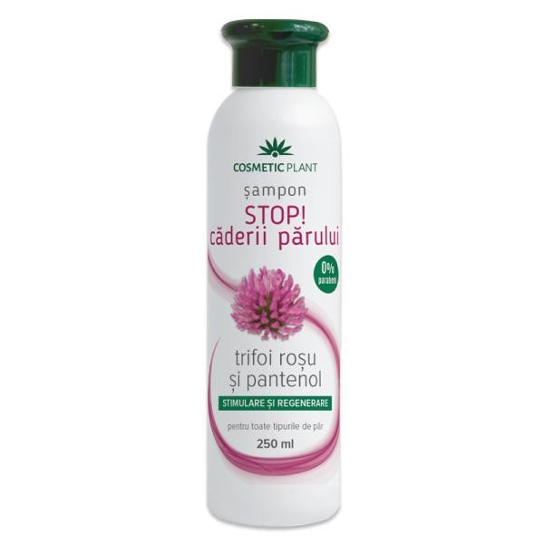Sampon Stop! caderii parului cu trifoi rosu si pantenol Cosmetic Plant