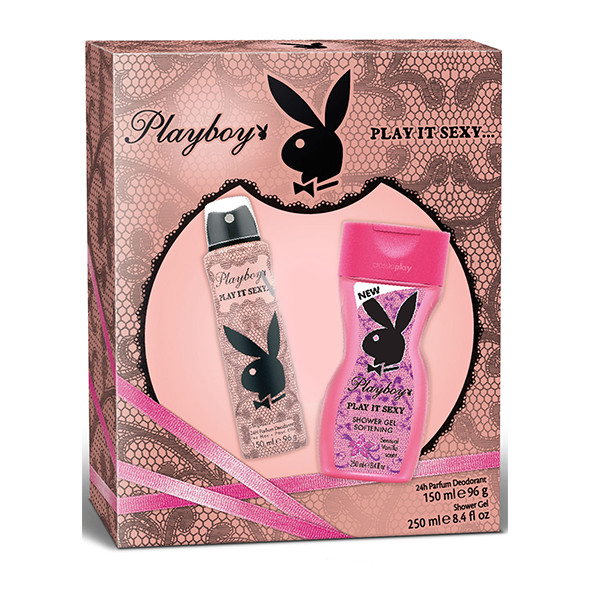 Set Cadou Playboy Play It Sexy Deodorant Spray 150 ml + Gel de dus 250 ml