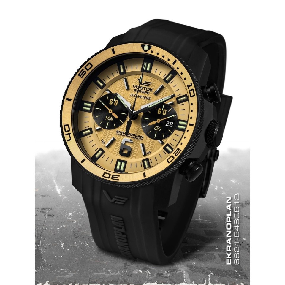 Ceas Vostok - Europe Ekranoplan Grand Chrono 6S21/546C512