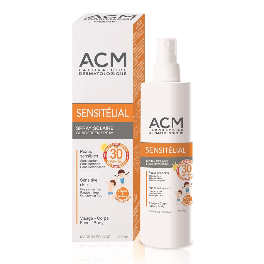Spray protectie solara copii SPF 30 Sensitelial ACM