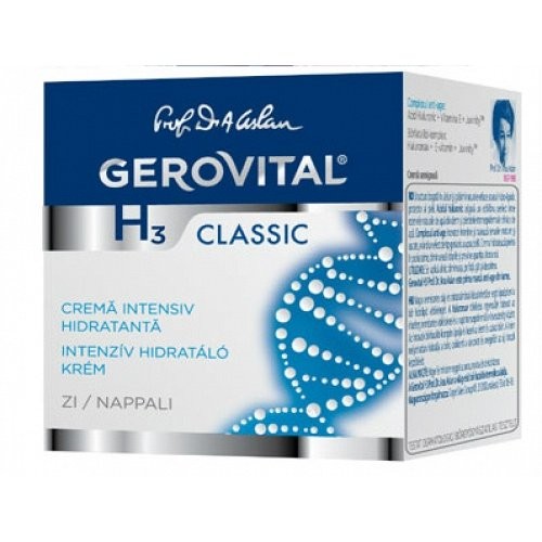 Crema intensiv hidratanta de zi Gerovital H3 Classic