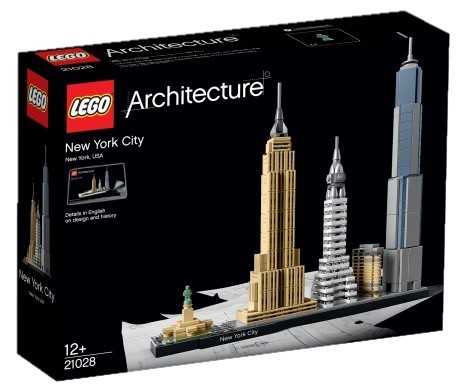 LEGO ARCHITECTURE, New York, 21028, 12+