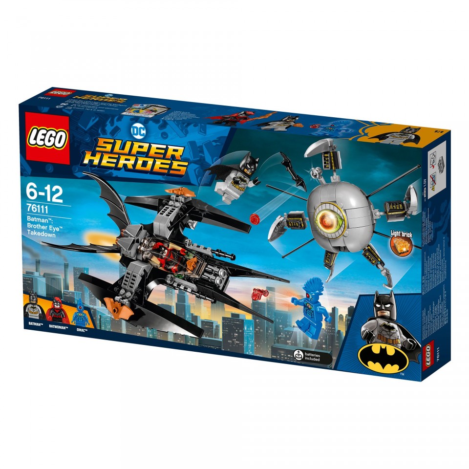 LEGO Super Heroes, Batman: Doborarea lui Brother Eye, 76111, 6-12 ani