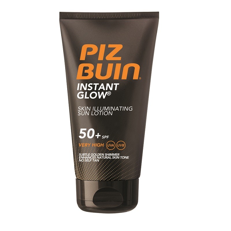 Lotiune cu efect de iluminare SPF50+ Instant Glow Piz Buin