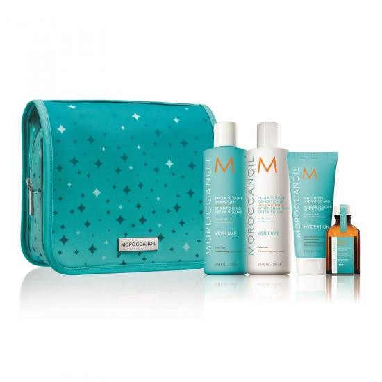 Set pentru parul fin lipsit de volum Holiday Volume Moroccanoil