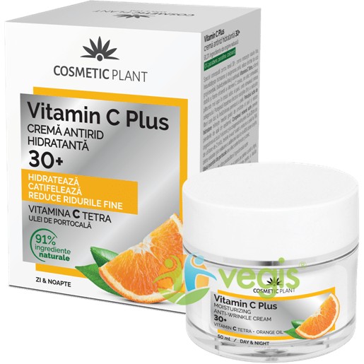 Crema antirid hidratanta 30+ Vitamin C Plus Cosmetic Plant