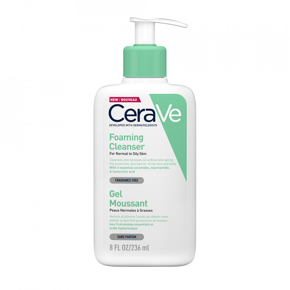 Gel de curatare spumant CeraVe pentru piele normal-grasa - 1 | YEO