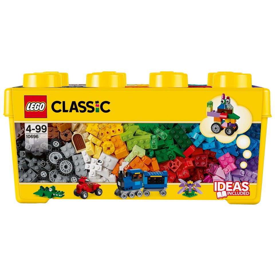 LEGO CLASSIC, cutie medie de constructie creativa, 10696, 4-99 ani