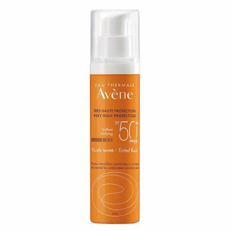 Crema anti-imbatranire nuantatoare cu protectie solara SPF 50+, Avene