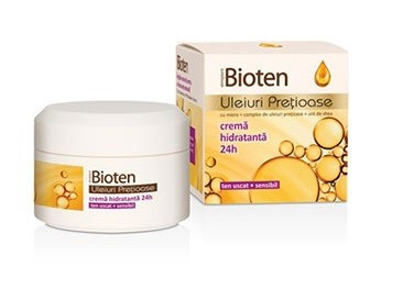 Bioten Uleiuri Pretioase Crema Hidratanta Ten Uscat Elmiplant