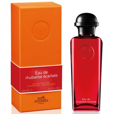 Hermes Eau De Rhubarbe Ecarlate, Unisex, Apa de Colonie