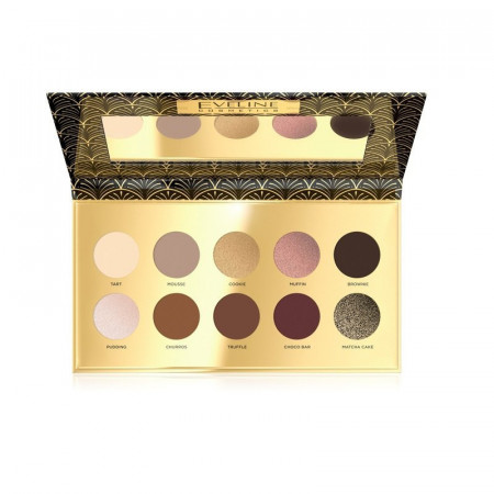 Paleta de farduri Eveline Cosmetics Chocolate