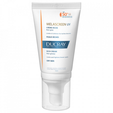 Crema pentru ten uscat cu SPF 50 Melascreen UV Riche, Ducray