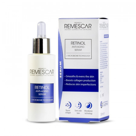 Serum anti-imbatranire cu Retinol, 30 ml, Remescar