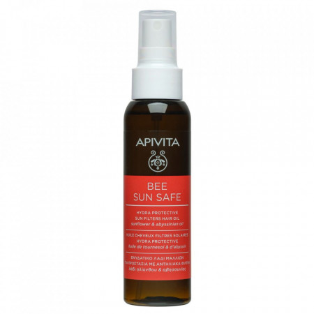 Ulei protector pentru par Bee Sun Safe Travel Apivita, 100 ml