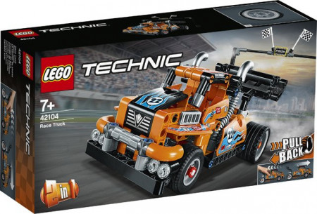 LEGO Technic: Camion de curse 42104, 7 ani+, 227 piese