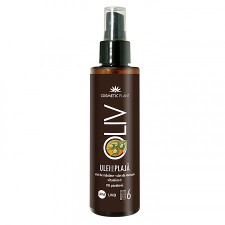 Emulsie pentru plaja SPF 6 cu ulei de masline si morcov Cosmetic Plant