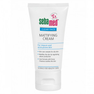 Crema dermatologica matifianta pentru ten acneic Sebamed Clear Face, 50 ml