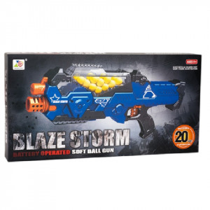 Pistol jucarie Blaze Storm cu 20 bile de spuma