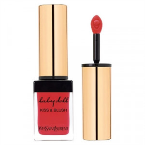 Ruj lichid Yves Saint Laurent Kiss & Blush Lips & Cheeks Soft Matte Colour