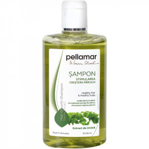 Sampon pentru stimularea cresterii parului cu extract de urzica Pellamar, 250 ml