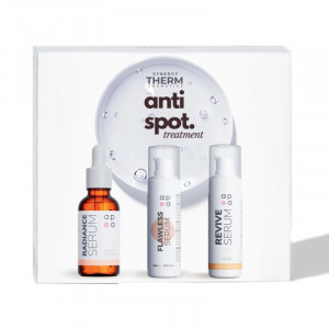 Set Anti Spot Treatment, Synergy Therm, Serum Radiance Vitamina C Lipozomala, 30 ml + Serum de fata Apa Flawless, 30 ml + Serum Revive Retinal 0.05%, 30 ml