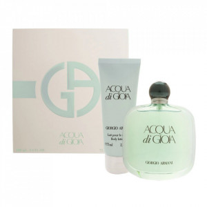 Set Cadou Giorgio Armani Acqua di Gioia, Femei, Apa de parfum + Lotiune de corp