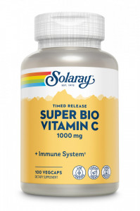 Super Bio Vitamina C Solaray, 100 capsule, Secom