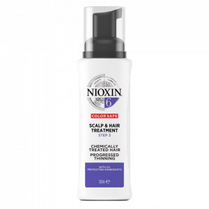Tratament leave-in Nioxin System 6 pentru par tratat chimic, 100 ml
