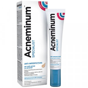 Acneminum Specialist ser anti-acnee cu corector, Aflofarm