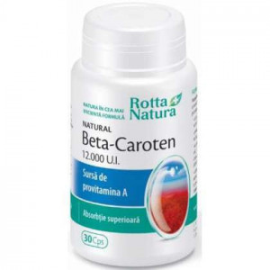 Beta-Caroten Natural 12000 UI Rotta Natura 30 capsule