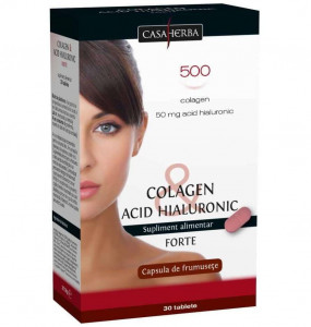 Colagen si Acid hialuronic Forte BGB Interherb Kft. Budapesta 30 capsule