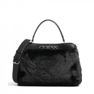 Geanta de mana Guess Gwen Turnlock Satchel
