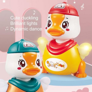 Jucarie interactiva Cute Duck cu Sunete Si Lumini