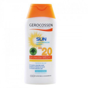 Lapte pentru protectie solara cu SPF 20, Gerocossen