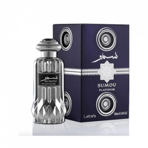 Lattafa Sumou Silver, Apa de Parfum, Barbati, 100ml