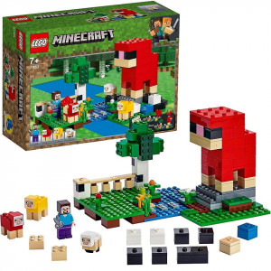 LEGO MINECRAFT THE WOOL FARM 7+